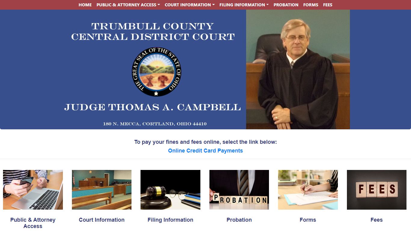 Trumbull County, Ohio - Central District Court