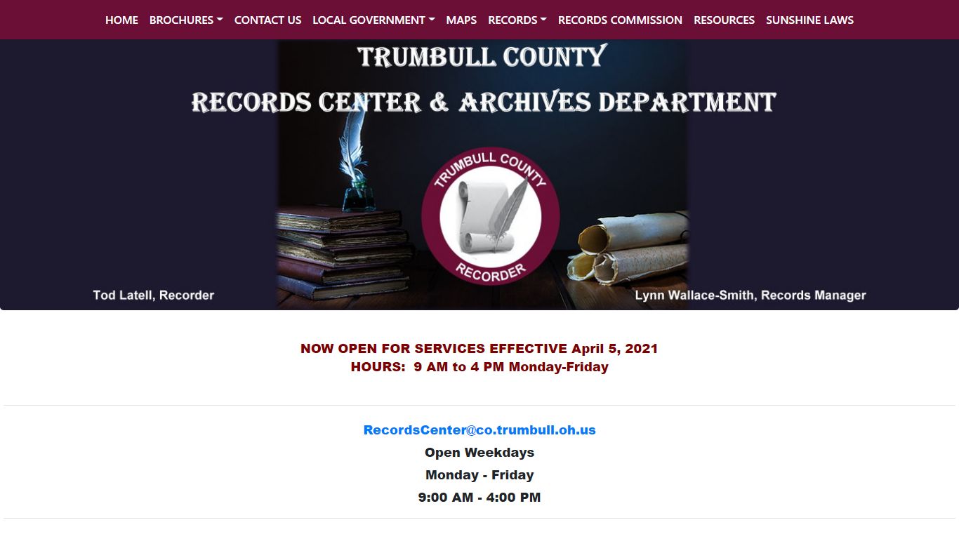 Trumbull County Archives & Records Center